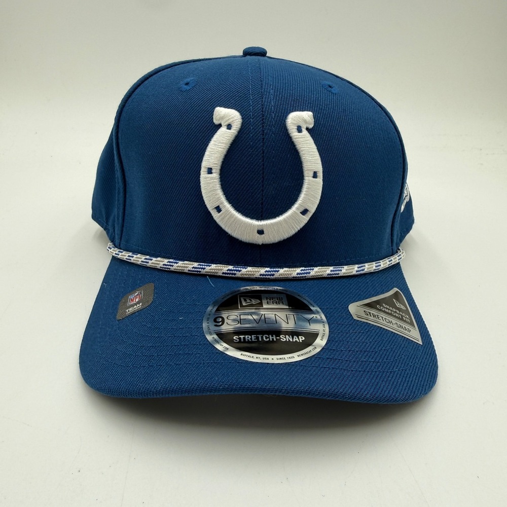 Indianapolis Colts New Era 9SEVENTY Rope Snapback Adjustable Hat - Blue NEW